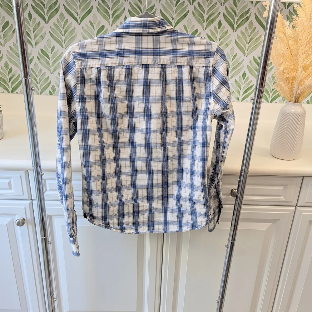 Abercrombie Plaid Boy's Shirt Long Sleeve Large